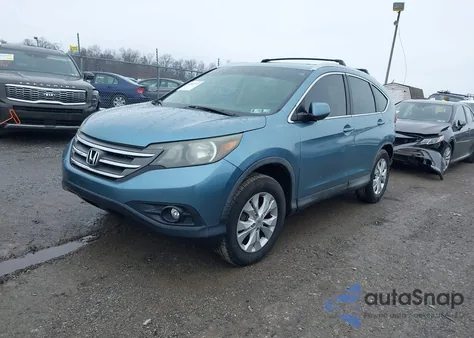 2013 Honda Cr-V Ex-L z USA, uszkodzony, nr VIN 5J6RM4H72DL011858